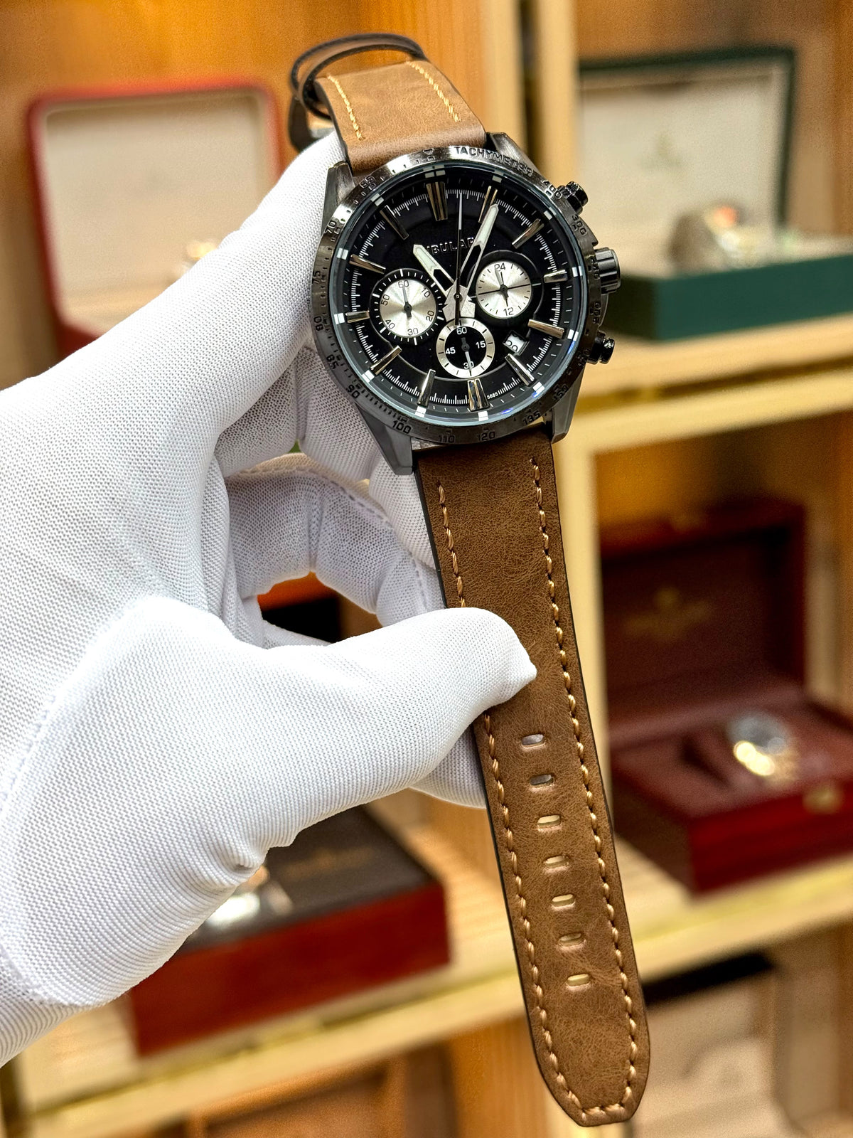 Experience classic elegance with this authentic TUBULAR watch