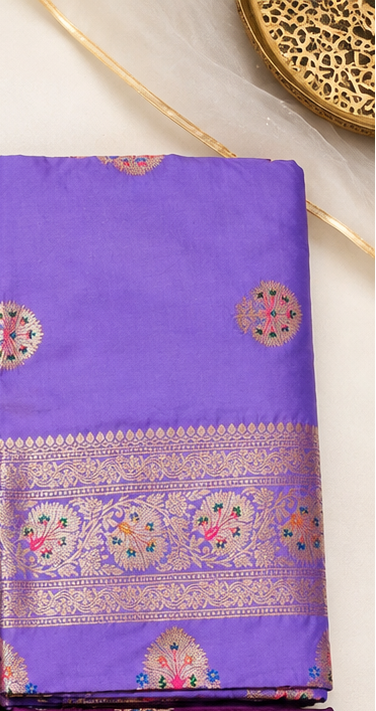 Elevate your ethnic wardrobe with our beautiful Banarsi Silk Fabric