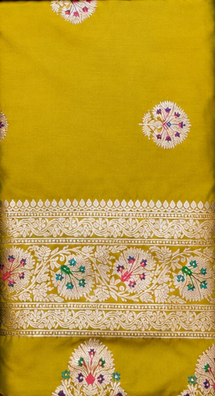Elevate your ethnic wardrobe with our beautiful Banarsi Silk Fabric