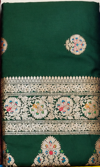 Elevate your ethnic wardrobe with our beautiful Banarsi Silk Fabric