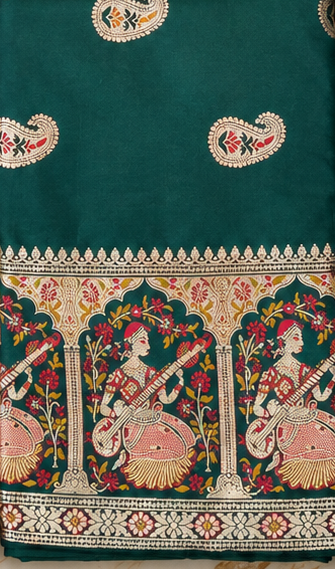 Elevate your ethnic wardrobe with our beautiful Banarsi Silk Fabric,