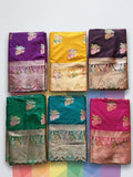 Elevate your ethnic wardrobe with our beautiful Banarsi Silk Fabric