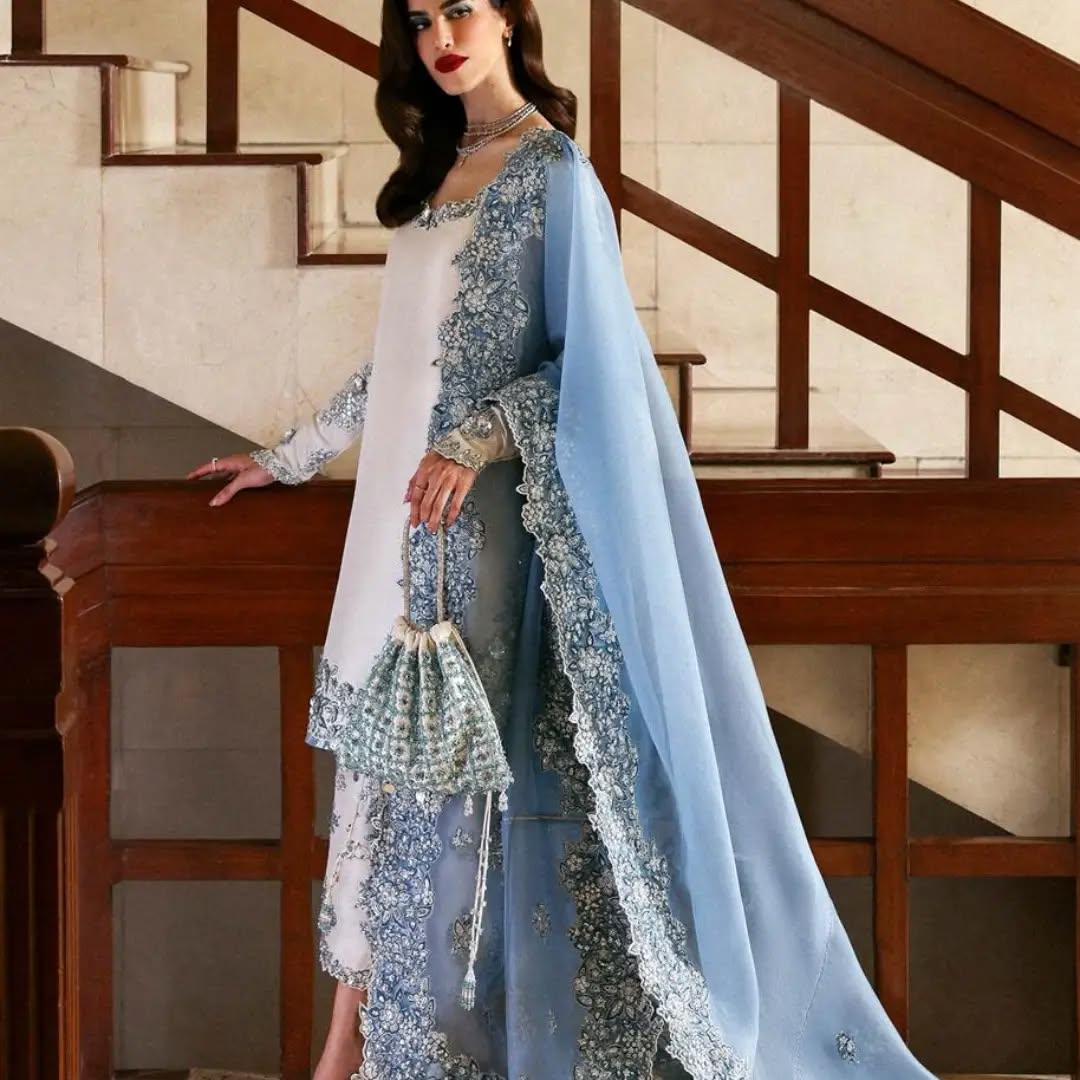 3pc Embroided suit