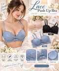 Premium padded full net bra designed for comfort and style