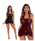 Elevate your intimate wardrobe with this delicate baby doll short lingerie