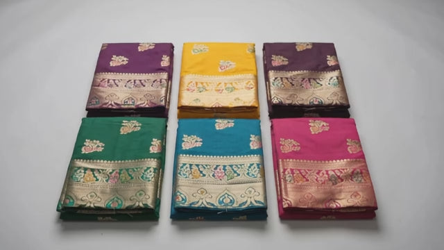 Elevate your ethnic wardrobe with our beautiful Banarsi Silk Fabric